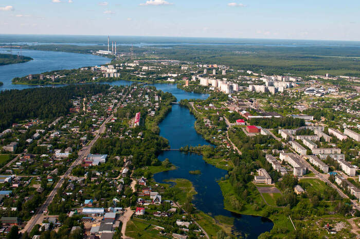 Панорама города